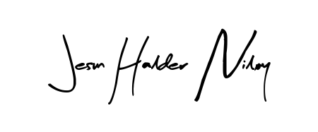 Style your name Jesun Halder Niloy with confidence using Arty Signature signature design. Simple, elegant, and ready for immediate document use. Jesun Halder Niloy signature style 8 images and pictures png
