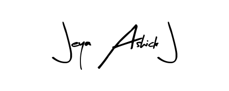 It looks like you need a new signature style for name Jeya Ashick J. Design unique handwritten (Arty Signature) signature with our free signature maker in just a few clicks. Jeya Ashick J signature style 8 images and pictures png