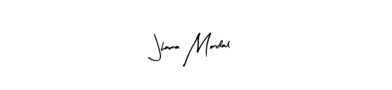 Also we have Jharna Mondal name is the best signature style. Create professional handwritten signature collection using Arty Signature autograph style. Jharna Mondal signature style 8 images and pictures png