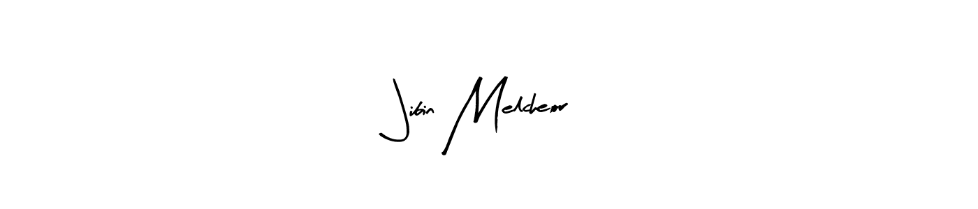 Use a signature maker to create a handwritten signature online. With this signature software, you can design (Arty Signature) your own signature for name Jibin Melcheor. Jibin Melcheor signature style 8 images and pictures png