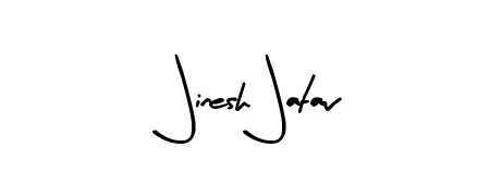 Designed for modern professionals: Jinesh Jatav name signature crafted with Arty Signature script. Ready for digital PDF workflows. Jinesh Jatav signature style 8 images and pictures png