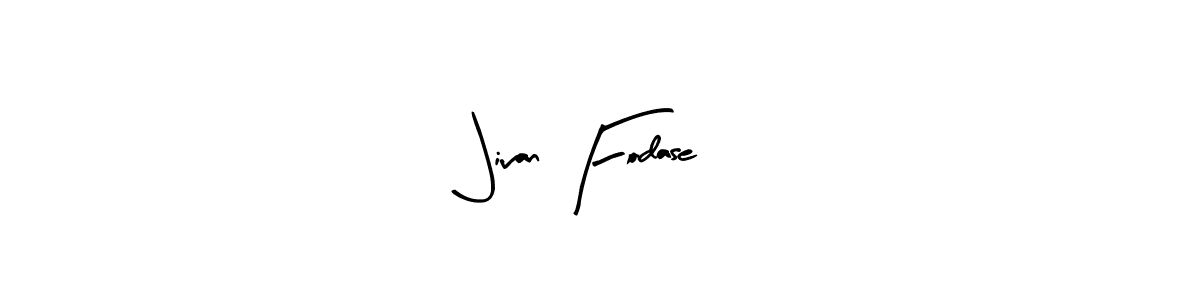 The best way (Arty Signature) to make a short signature is to pick only two or three words in your name. The name Jivan Fodase include a total of six letters. For converting this name. Jivan Fodase signature style 8 images and pictures png