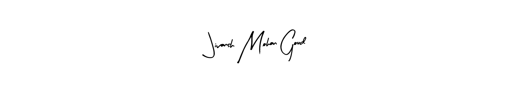 The best way (Arty Signature) to make a short signature is to pick only two or three words in your name. The name Jivansh Mohan Goud include a total of six letters. For converting this name. Jivansh Mohan Goud signature style 8 images and pictures png