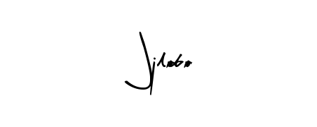 Designed for modern professionals: Jjlobo name signature crafted with Arty Signature script. Ready for digital PDF workflows. Jjlobo signature style 8 images and pictures png