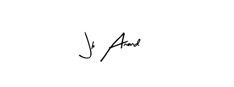 Jk Anand stylish signature style. Best Handwritten Sign (Arty Signature) for my name. Handwritten Signature Collection Ideas for my name Jk Anand. Jk Anand signature style 8 images and pictures png