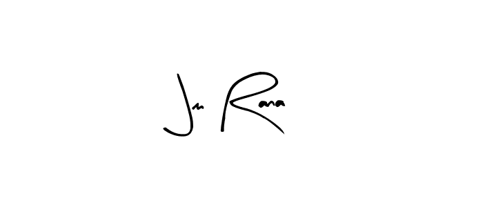 Jm Rana stylish signature style. Best Handwritten Sign (Arty Signature) for my name. Handwritten Signature Collection Ideas for my name Jm Rana. Jm Rana signature style 8 images and pictures png