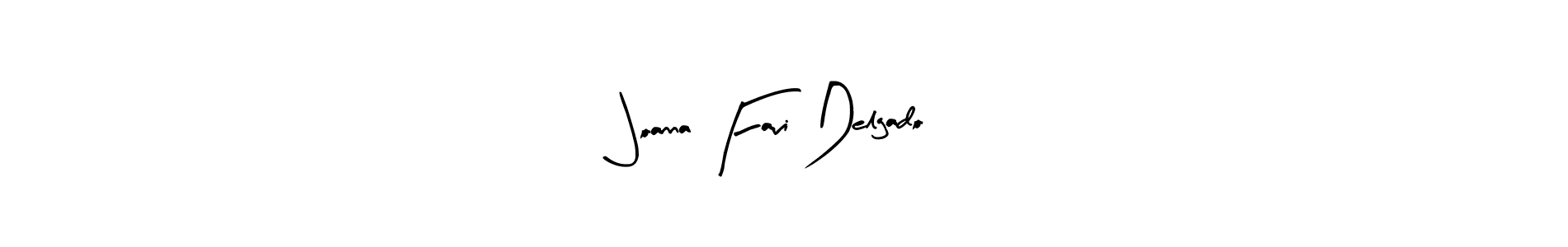 Create a beautiful signature design for name Joanna Favi Delgado. With this signature (Arty Signature) fonts, you can make a handwritten signature for free. Joanna Favi Delgado signature style 8 images and pictures png