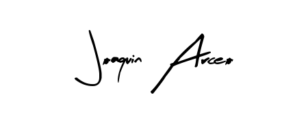 Designed for modern professionals: Joaquin Arceo name signature crafted with Arty Signature script. Ready for digital PDF workflows. Joaquin Arceo signature style 8 images and pictures png