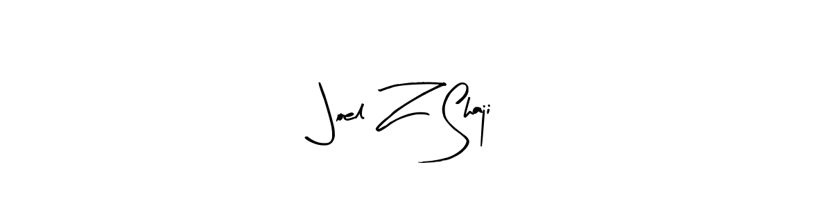 The best way (Arty Signature) to make a short signature is to pick only two or three words in your name. The name Joel Z Shaji include a total of six letters. For converting this name. Joel Z Shaji signature style 8 images and pictures png