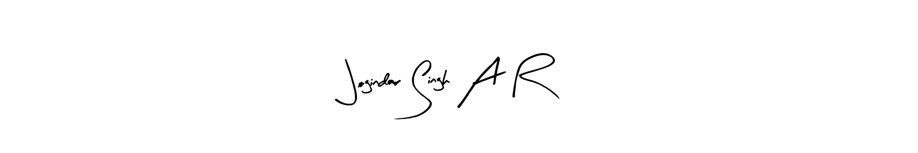 Arty Signature is a professional signature style that is perfect for those who want to add a touch of class to their signature. It is also a great choice for those who want to make their signature more unique. Get Jogindar Singh A R name to fancy signature for free. Jogindar Singh A R signature style 8 images and pictures png