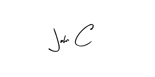 You should practise on your own different ways (Arty Signature) to write your name (John C) in signature. don't let someone else do it for you. John C signature style 8 images and pictures png