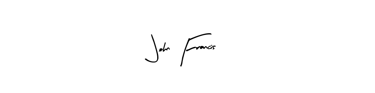 Also we have John Francis name is the best signature style. Create professional handwritten signature collection using Arty Signature autograph style. John Francis signature style 8 images and pictures png