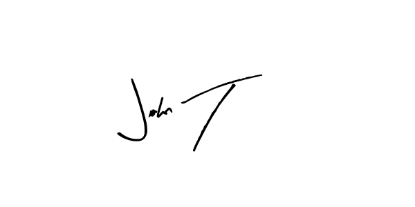 Arty Signature is a professional signature style that is perfect for those who want to add a touch of class to their signature. It is also a great choice for those who want to make their signature more unique. Get John T name to fancy signature for free. John T signature style 8 images and pictures png
