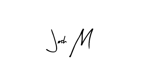 Josh M stylish signature style. Best Handwritten Sign (Arty Signature) for my name. Handwritten Signature Collection Ideas for my name Josh M. Josh M signature style 8 images and pictures png