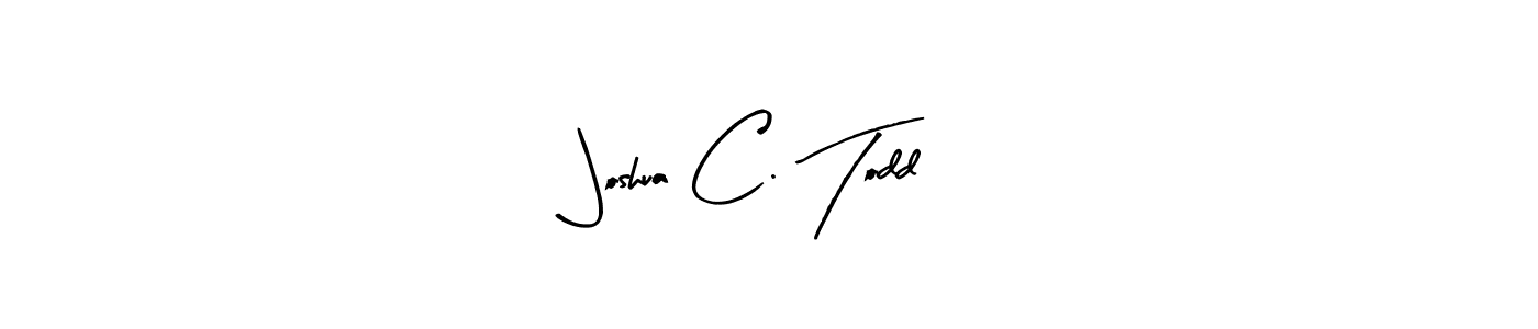 Similarly Arty Signature is the best handwritten signature design. Signature creator online .You can use it as an online autograph creator for name Joshua C. Todd. Joshua C. Todd signature style 8 images and pictures png