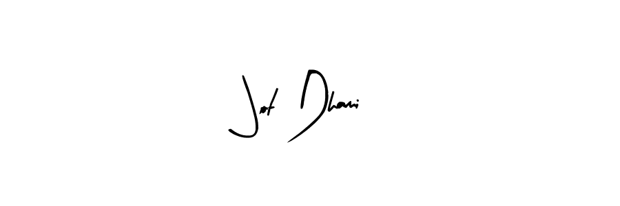 Arty Signature is a professional signature style that is perfect for those who want to add a touch of class to their signature. It is also a great choice for those who want to make their signature more unique. Get Jot Dhami name to fancy signature for free. Jot Dhami signature style 8 images and pictures png