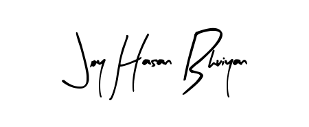 Create an unforgettable impression when signing with Joy Hasan Bhuiyan name styled in Arty Signature typography. 100% free online generator. Joy Hasan Bhuiyan signature style 8 images and pictures png