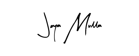Make a beautiful signature design for name Joya Mulla. With this signature (Arty Signature) style, you can create a handwritten signature for free. Joya Mulla signature style 8 images and pictures png