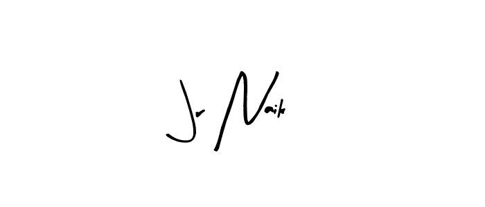 Use a signature maker to create a handwritten signature online. With this signature software, you can design (Arty Signature) your own signature for name Jr Naik. Jr Naik signature style 8 images and pictures png