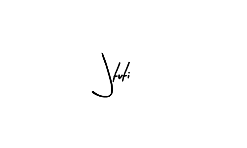 Make a beautiful signature design for name Jtuti. With this signature (Arty Signature) style, you can create a handwritten signature for free. Jtuti signature style 8 images and pictures png