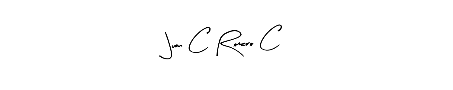 Arty Signature is a professional signature style that is perfect for those who want to add a touch of class to their signature. It is also a great choice for those who want to make their signature more unique. Get Juan C Romero C name to fancy signature for free. Juan C Romero C signature style 8 images and pictures png