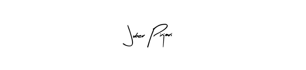Make a beautiful signature design for name Juber Pinjari. With this signature (Arty Signature) style, you can create a handwritten signature for free. Juber Pinjari signature style 8 images and pictures png