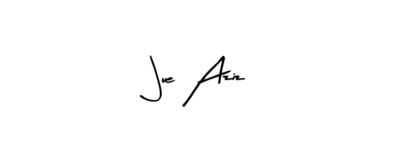 How to make Jue Aziz name signature. Use Arty Signature style for creating short signs online. This is the latest handwritten sign. Jue Aziz signature style 8 images and pictures png