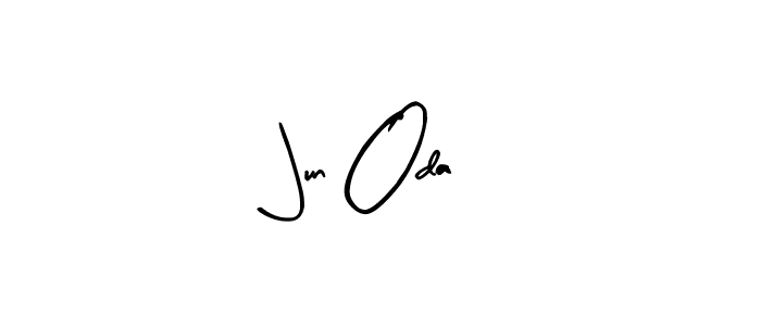 Create a beautiful signature design for name Jun Oda. With this signature (Arty Signature) fonts, you can make a handwritten signature for free. Jun Oda signature style 8 images and pictures png