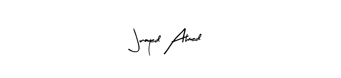 Use a signature maker to create a handwritten signature online. With this signature software, you can design (Arty Signature) your own signature for name Junayed Ahmed. Junayed Ahmed signature style 8 images and pictures png