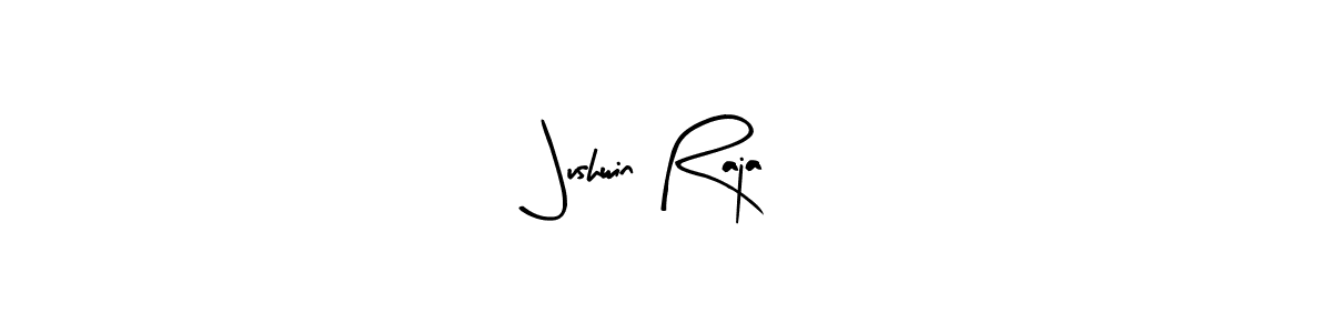 Also You can easily find your signature by using the search form. We will create Jushwin Raja name handwritten signature images for you free of cost using Arty Signature sign style. Jushwin Raja signature style 8 images and pictures png