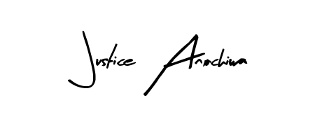 A sleek calligraphic signature for name Justice Anochiwa utilizing Arty Signature styling. Great for adding personal signatures to photos and art. Justice Anochiwa signature style 8 images and pictures png