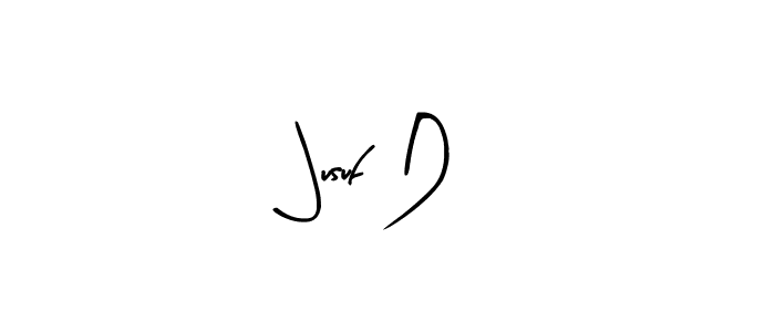 You should practise on your own different ways (Arty Signature) to write your name (Jusuf D) in signature. don't let someone else do it for you. Jusuf D signature style 8 images and pictures png
