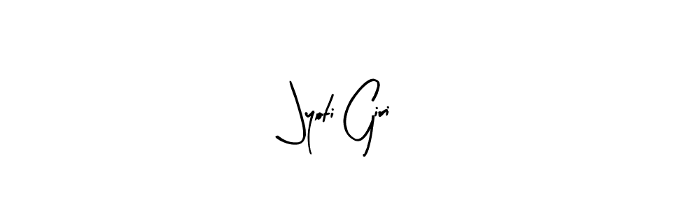 Similarly Arty Signature is the best handwritten signature design. Signature creator online .You can use it as an online autograph creator for name Jyoti Giri. Jyoti Giri signature style 8 images and pictures png