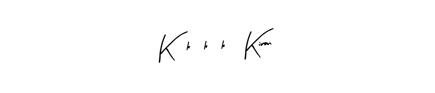 How to make K,k,k,k, Kiran name signature. Use Arty Signature style for creating short signs online. This is the latest handwritten sign. K,k,k,k, Kiran signature style 8 images and pictures png