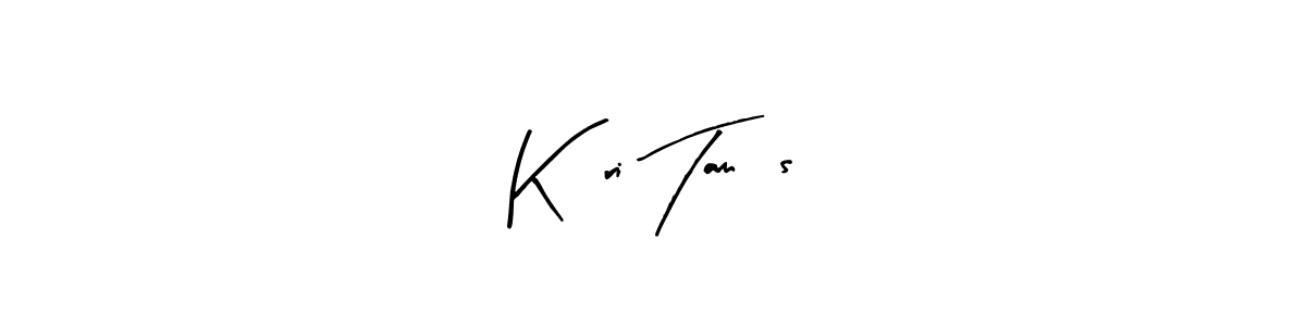 Arty Signature is a professional signature style that is perfect for those who want to add a touch of class to their signature. It is also a great choice for those who want to make their signature more unique. Get Kéri Tamás name to fancy signature for free. Kéri Tamás signature style 8 images and pictures png