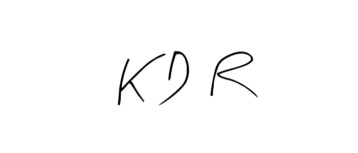 Make a beautiful signature design for name K  D  R. With this signature (Arty Signature) style, you can create a handwritten signature for free. K  D  R signature style 8 images and pictures png
