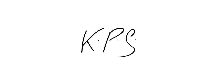 Use a signature maker to create a handwritten signature online. With this signature software, you can design (Arty Signature) your own signature for name K . P. S.. K . P. S. signature style 8 images and pictures png