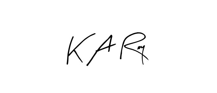 Here are the top 10 professional signature styles for the name K A Roy. These are the best autograph styles you can use for your name. K A Roy signature style 8 images and pictures png