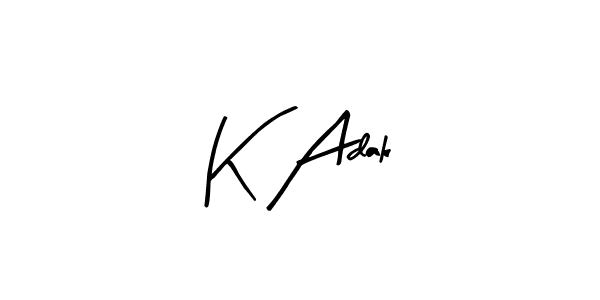 You can use this online signature creator to create a handwritten signature for the name K Adak. This is the best online autograph maker. K Adak signature style 8 images and pictures png