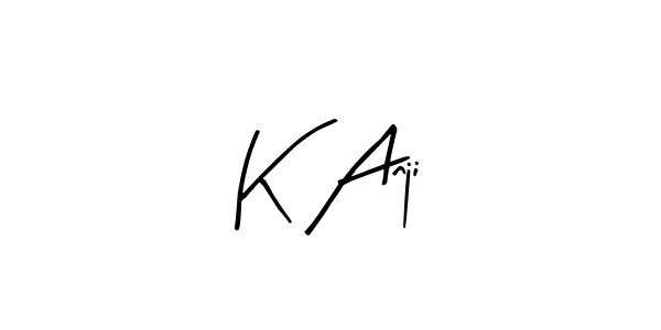 Also You can easily find your signature by using the search form. We will create K Anji name handwritten signature images for you free of cost using Arty Signature sign style. K Anji signature style 8 images and pictures png