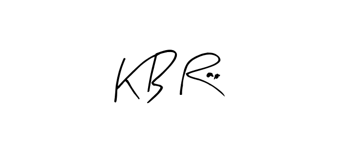 Arty Signature is a professional signature style that is perfect for those who want to add a touch of class to their signature. It is also a great choice for those who want to make their signature more unique. Get K B Rao name to fancy signature for free. K B Rao signature style 8 images and pictures png