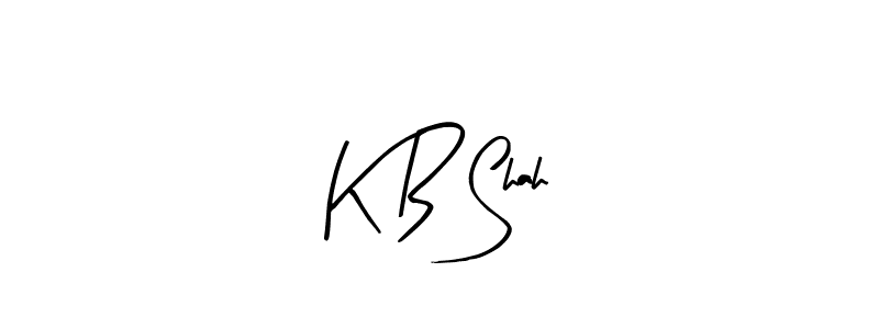 K B Shah stylish signature style. Best Handwritten Sign (Arty Signature) for my name. Handwritten Signature Collection Ideas for my name K B Shah. K B Shah signature style 8 images and pictures png