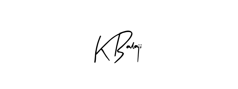 How to make K Balaji signature? Arty Signature is a professional autograph style. Create handwritten signature for K Balaji name. K Balaji signature style 8 images and pictures png