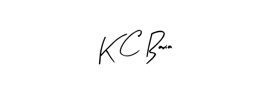 Create a beautiful signature design for name K C Baria. With this signature (Arty Signature) fonts, you can make a handwritten signature for free. K C Baria signature style 8 images and pictures png