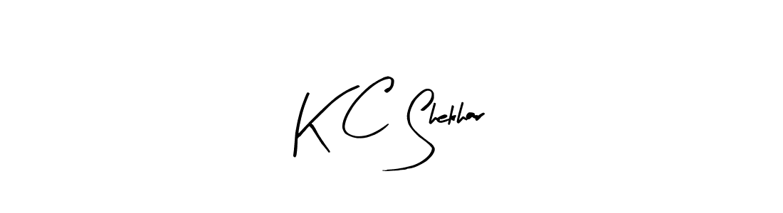 Design your own signature with our free online signature maker. With this signature software, you can create a handwritten (Arty Signature) signature for name K C Shekhar. K C Shekhar signature style 8 images and pictures png