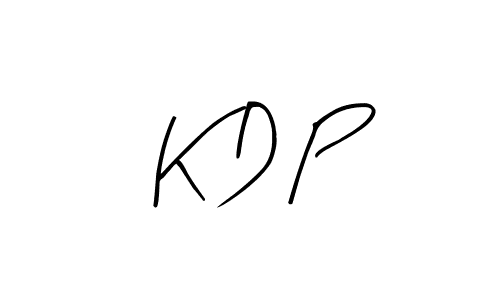 The best way (Arty Signature) to make a short signature is to pick only two or three words in your name. The name K D P include a total of six letters. For converting this name. K D P signature style 8 images and pictures png