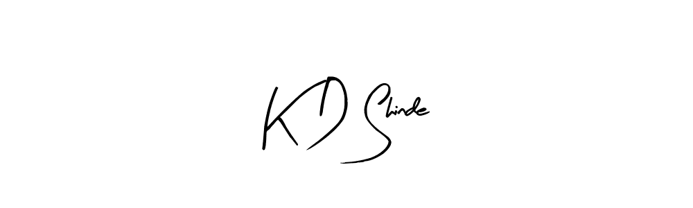 How to make K D Shinde signature? Arty Signature is a professional autograph style. Create handwritten signature for K D Shinde name. K D Shinde signature style 8 images and pictures png