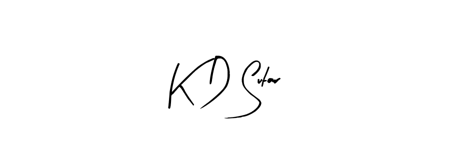 How to Draw K D Sutar signature style? Arty Signature is a latest design signature styles for name K D Sutar. K D Sutar signature style 8 images and pictures png