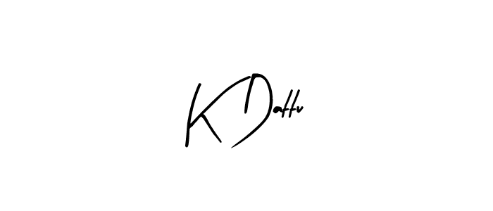 Use a signature maker to create a handwritten signature online. With this signature software, you can design (Arty Signature) your own signature for name K Dattu. K Dattu signature style 8 images and pictures png