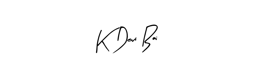 Similarly Arty Signature is the best handwritten signature design. Signature creator online .You can use it as an online autograph creator for name K Devi Bai. K Devi Bai signature style 8 images and pictures png